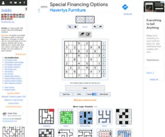 Puzzle-Sudoku.com(Play online Sudoku) Screenshot