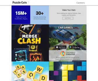 Puzzlecats.com(Puzzle Cats) Screenshot