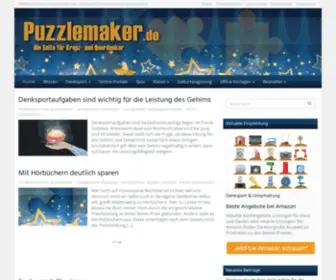 Puzzlemaker.de(Die Seite für Kreuz) Screenshot