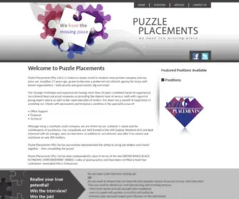 Puzzleplacements.co.za(Puzzle Placements) Screenshot