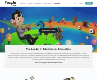 Puzzleprime.com(Puzzle Prime) Screenshot