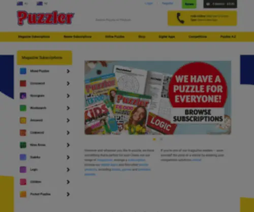 Puzzler.com(Puzzler®) Screenshot