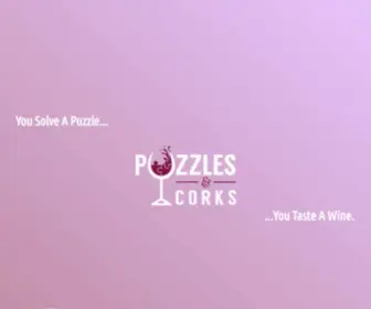 Puzzlesandcorks.com(Puzzles & Corks) Screenshot