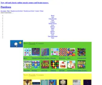 Puzzlesea.com(Puzzles and Brain Teaser Games Online) Screenshot