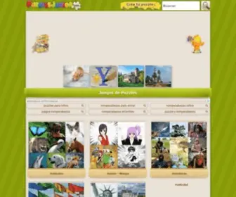 Puzzlesjunior.com(Juegos de puzzles y rompecabezas infantiles para imprimir) Screenshot