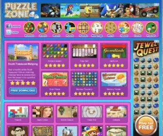 Puzzlezonegames.com(PuzzleZoneGames offers hundreds of popular flash game titles. Unlimited) Screenshot