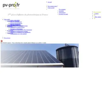 PV-Pro.fr(Financement de projets photovoltaïques et investisseur centrale photovoltaïque) Screenshot