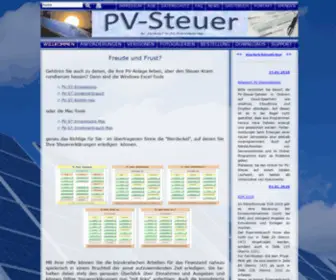 PV-Steuer.com(Einnahmen-Überschussrechnung) Screenshot