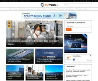 PV-Tech.org(PV Tech) Screenshot