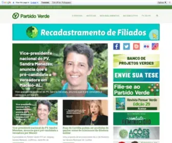 PV.org.br(Partido Verde) Screenshot