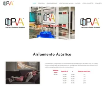 Pva.com.co(Ventanas aislamiento térmico acústico) Screenshot