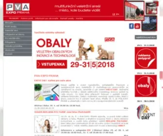 Pvaexpo.cz(PVA EXPO PRAHA) Screenshot