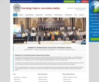 Pvai.org(Practising Valuers Association (India)) Screenshot