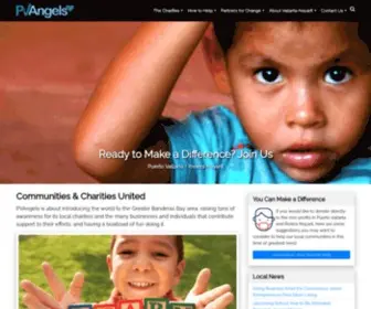 Pvangels.com(PVAngels :: Are You Ready to Make a Difference) Screenshot