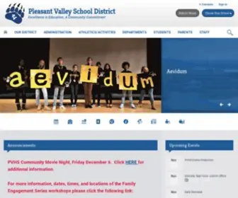 Pvbears.org(Pleasant Valley School District) Screenshot