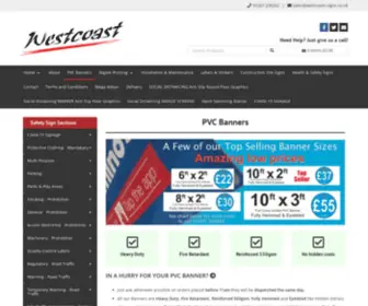 PVC-Banner.co.uk(PVC Banners) Screenshot