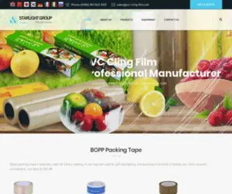 PVC-Cling-Film.com(BOPP Jumbo Rolls) Screenshot