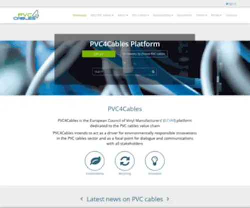 PVC4Cables.org(PVC4Cables Platform) Screenshot