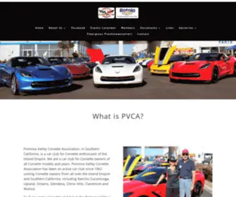 Pvca.org(Corvette Club) Screenshot