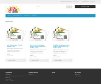 Pvcaadhar.com(PVC Card Printing Rs 50 Only) Screenshot