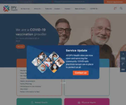 PVCH.org.au(DPV Health) Screenshot
