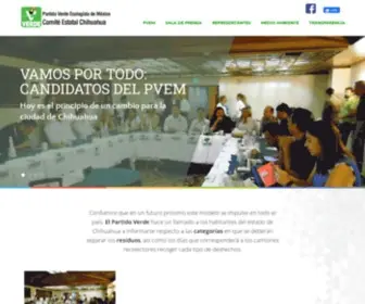 PVchih.org(PVEM Chihuahua) Screenshot