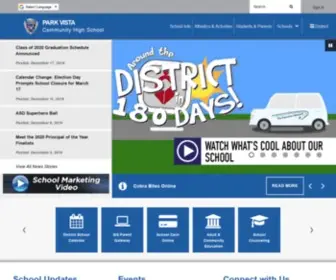 PVCHS.com(Park Vista Community High School) Screenshot
