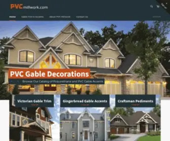 PVcmillwork.com(Gable Trim and Decorations) Screenshot