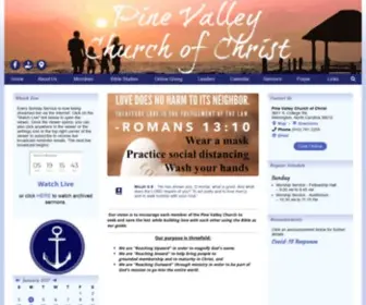 Pvcofc.org(Pine Valley Church of Christ) Screenshot