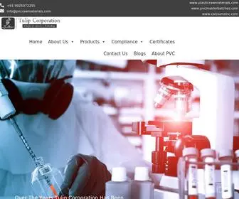 PVcrawmaterials.com(Tulip Corporation) Screenshot