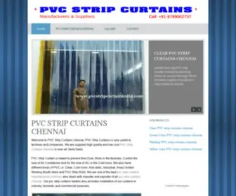 PVCStripcurtainindia.com(Pvc strip curtains chennai) Screenshot