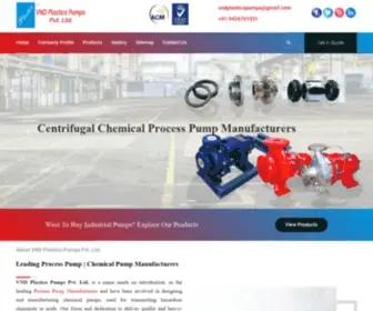 PVDfpump.com(Process Pump Manufacturers) Screenshot