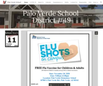 Pvesd.org(Palo Verde School) Screenshot