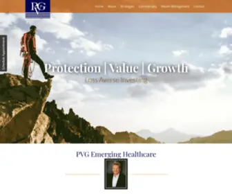 Pvgassetmanagement.com(Investment & Risk Management Services) Screenshot