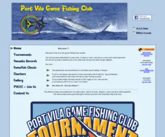 PVGFC.com(Port Vila Game Fishing Club) Screenshot