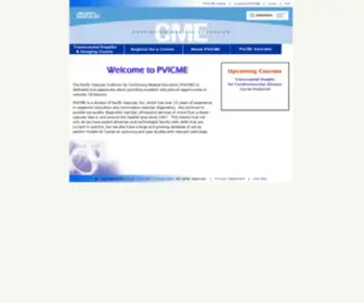 Pvicme.com(Online CME Courses) Screenshot