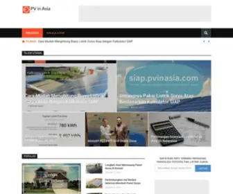 Pvinasia.com(SOLAR PV IN ASIA) Screenshot