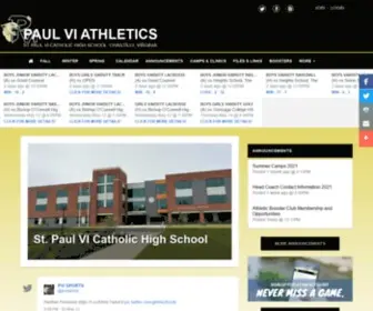 Pvisports.net(Paul VI Catholic High School) Screenshot