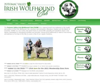 Pviwc.org(The Potomac Valley Irish Wolfhound Club (PVIWC)) Screenshot