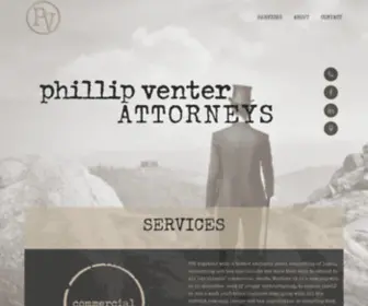 Pvlaw.co.za(Phillip Venter Attorneys) Screenshot