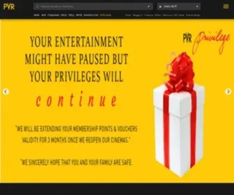 PVrcinemas.com(Movie Tickets Online Booking Delhi) Screenshot
