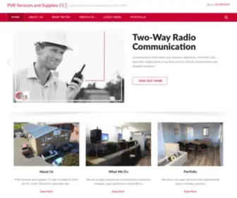 PVrcommunications.co.za(Quality products) Screenshot
