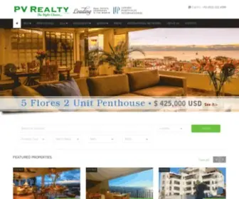 Pvre.com(Puerto Vallarta Real Estate) Screenshot