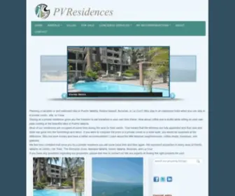 Pvresidencesmx.com(Houses for rent in Puerto Vallarta) Screenshot