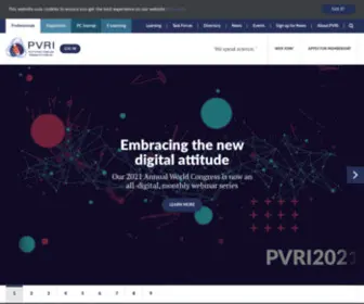 Pvri.info(Pulmonary Vascular Research Institute (PVRI)) Screenshot