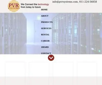 PVRSYstems.com(PVR Systems Pvt Ltd) Screenshot