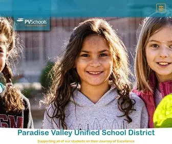 PVSchools.net(Paradise Valley Unified School District) Screenshot