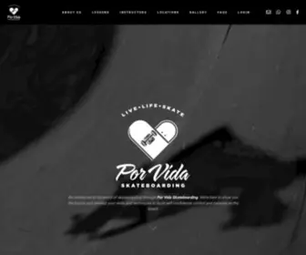 PVskateboarding.com(Live) Screenshot