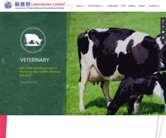 PVslabs.com(Animal Feed Supplement Manufacturers in India) Screenshot