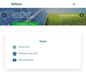 PVSYST.com(Logiciel Photovoltaïque) Screenshot